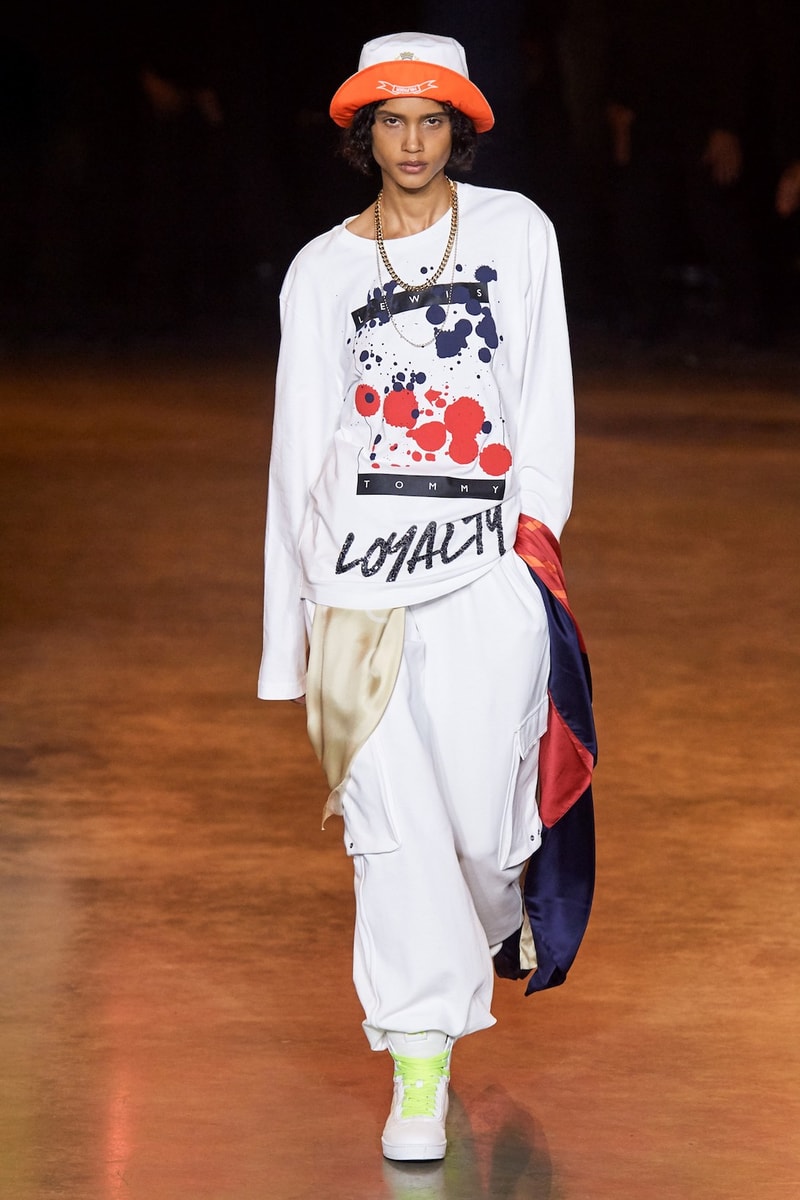 tommy hilfiger tommynow parris goebel london fashion week spring summer collection naomi campbell img models