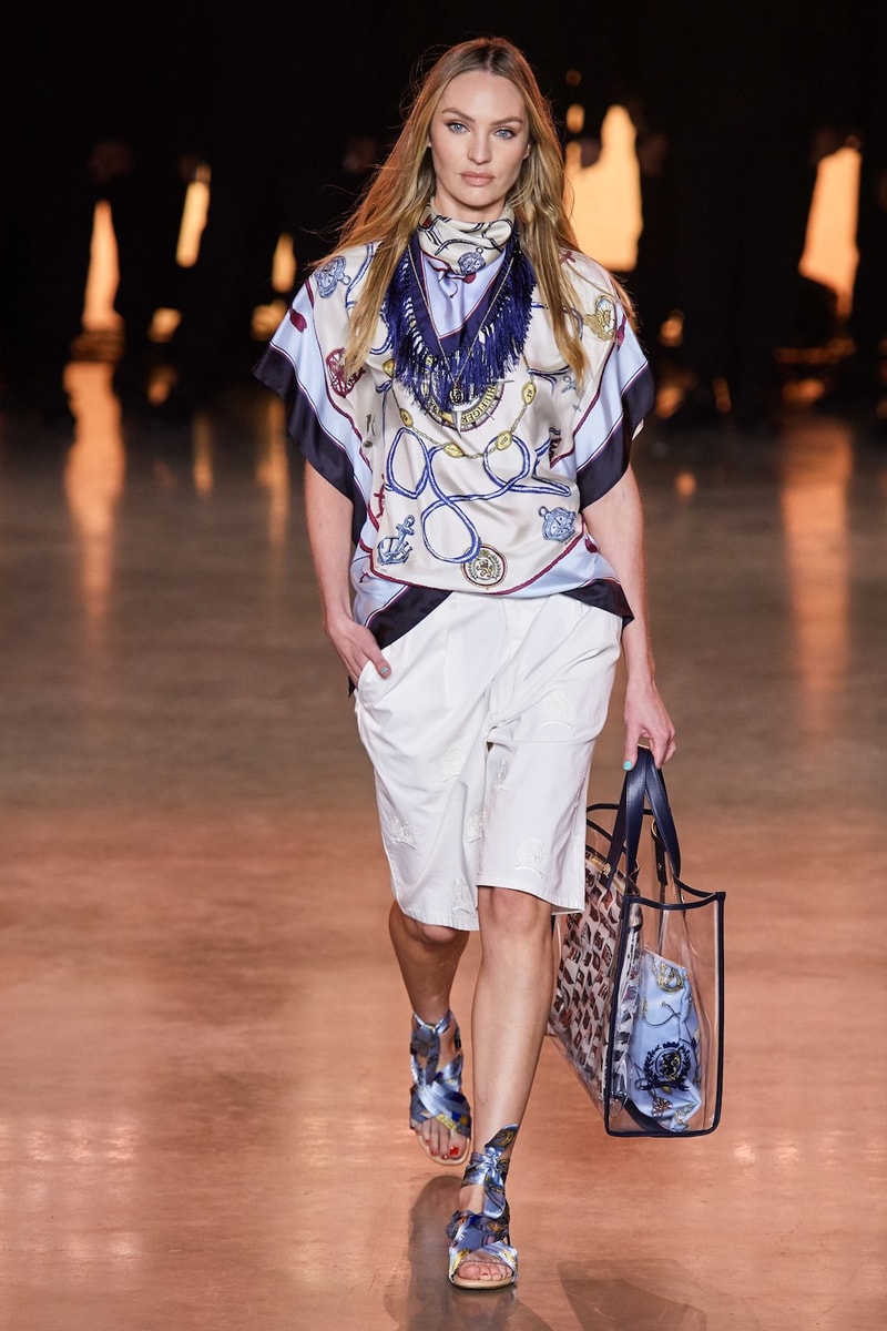 tommy hilfiger tommynow parris goebel london fashion week spring summer collection naomi campbell img models
