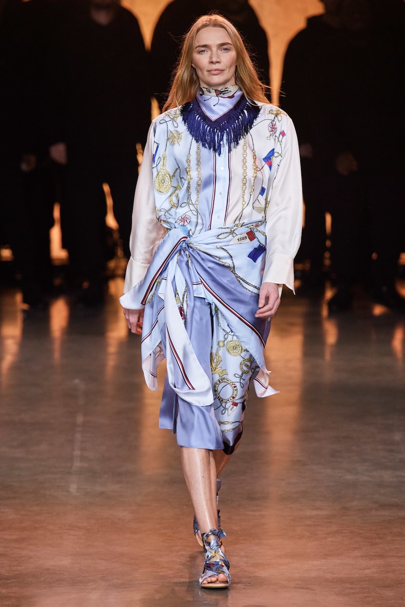 tommy hilfiger tommynow parris goebel london fashion week spring summer collection naomi campbell img models