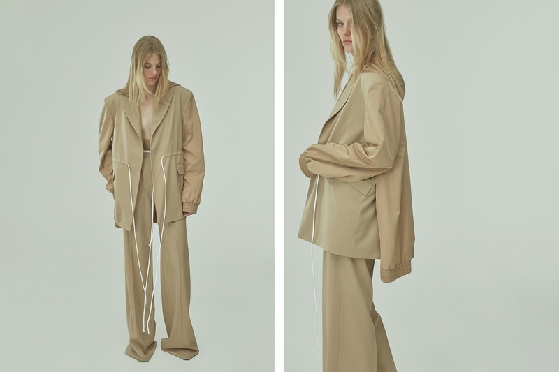 TTSWTRS Spring/Summer 2020 Collection Lookbook Wool Jacket Pants Beige
