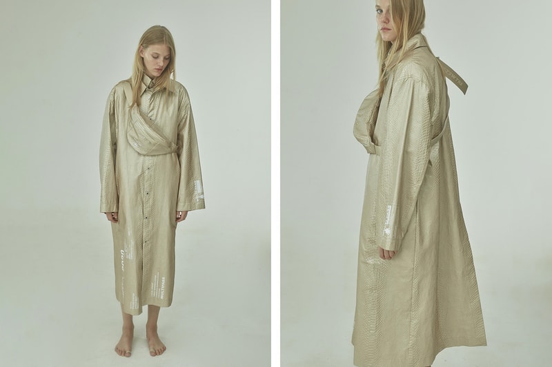 TTSWTRS Spring/Summer 2020 Collection Lookbook Tyvek Coat Hip Bag Beige
