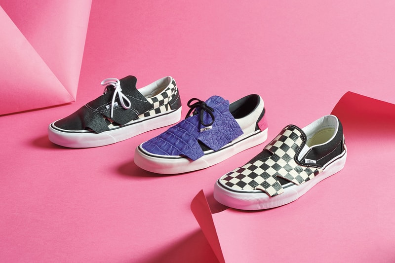 vans origami pack era slip on sneakers black white purple shoes footwear sneakerhead