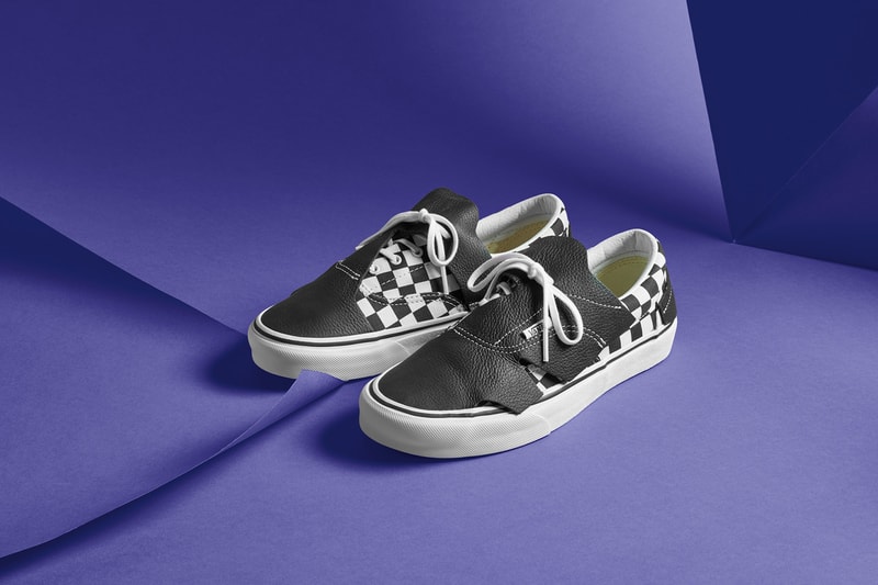 vans origami pack era slip on sneakers black white purple shoes footwear sneakerhead