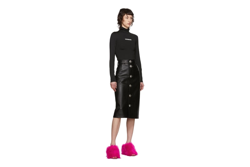 vetements pink faux fur mules heels valentines day gifts 