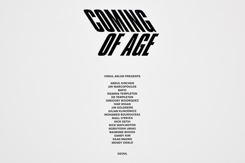 virgil abloh coming of age exhibition espace louis vuitton seoul art photography photos images south korea