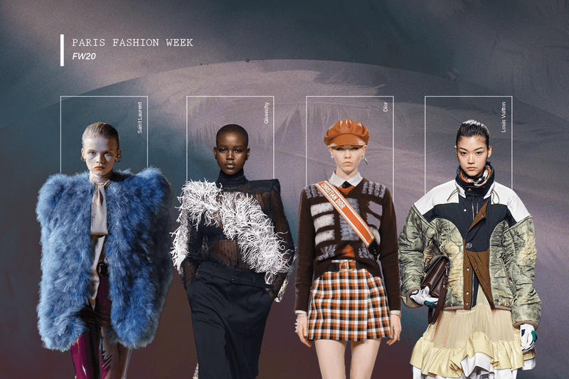 Paris Fashion Week Fall/Winter 2020 Best Shows Dior Louis Vuitton Saint Laurent Givenchy Miu Miu Maison Margiela Balenciaga Runway 
