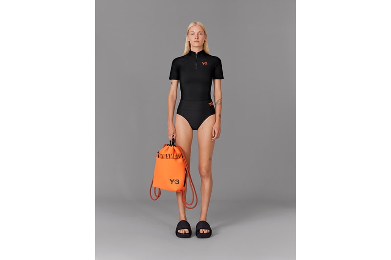 Y-3 Spring Summer 2020 Collection Drop 4 Swim Campaign Adilette Sandals