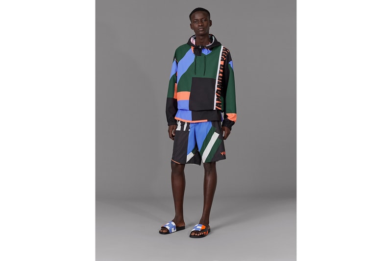 Y-3 Spring Summer 2020 Collection Drop 4 Swim Campaign Adilette Sandals