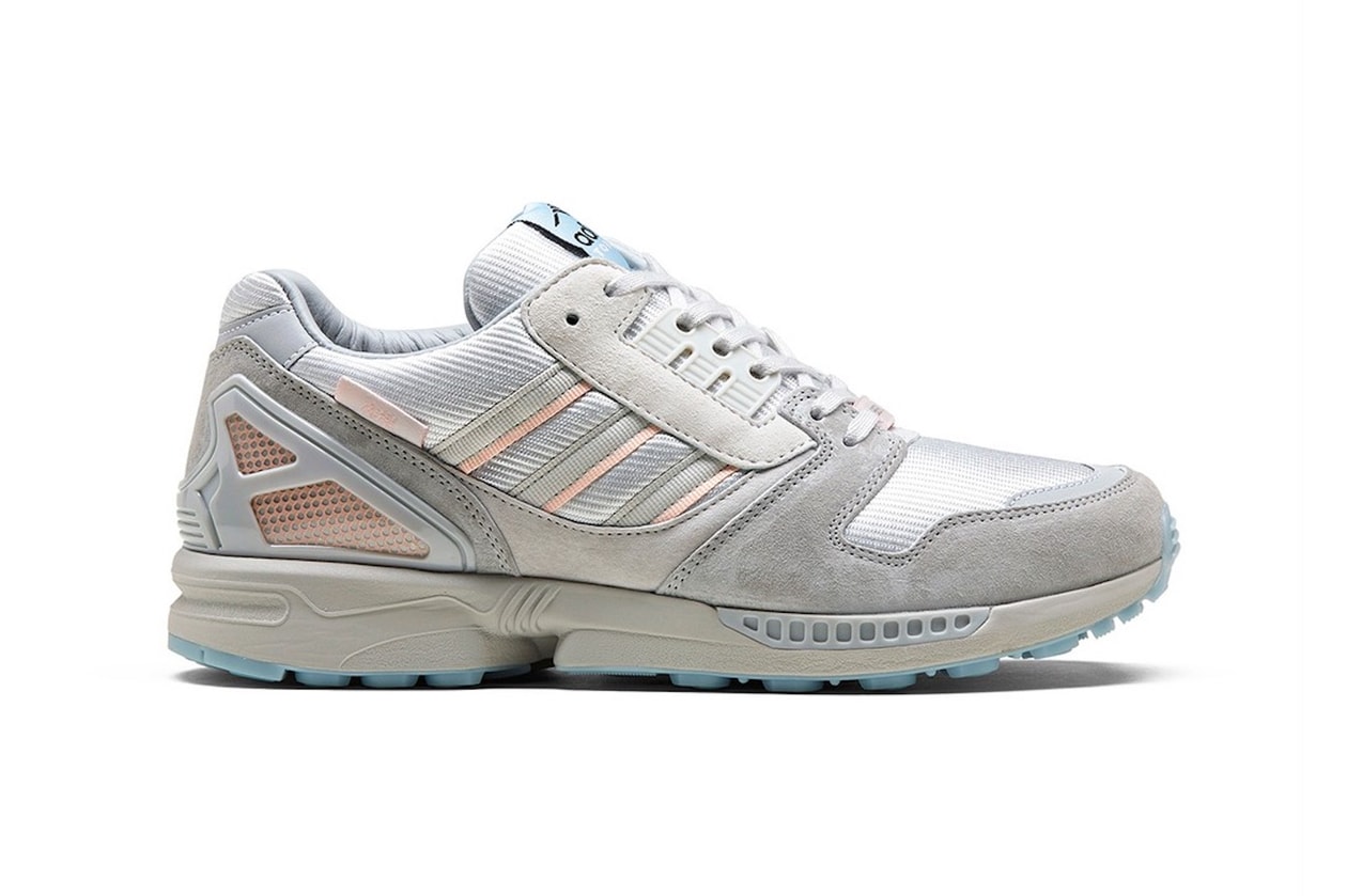 adidas zx 8000 sneakers kirschblutenallee pack pink blue grey release hanami yozakura festival sneakerhead footwear shoes