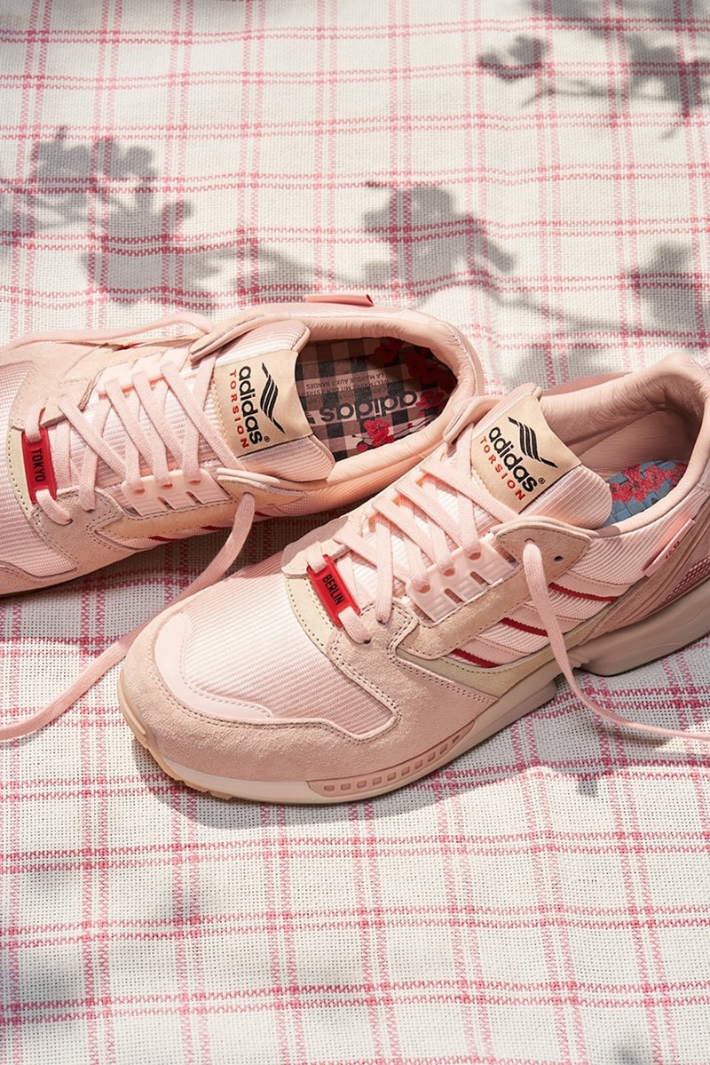 adidas zx 8000 sneakers kirschblutenallee pack pink blue grey release hanami yozakura festival sneakerhead footwear shoes
