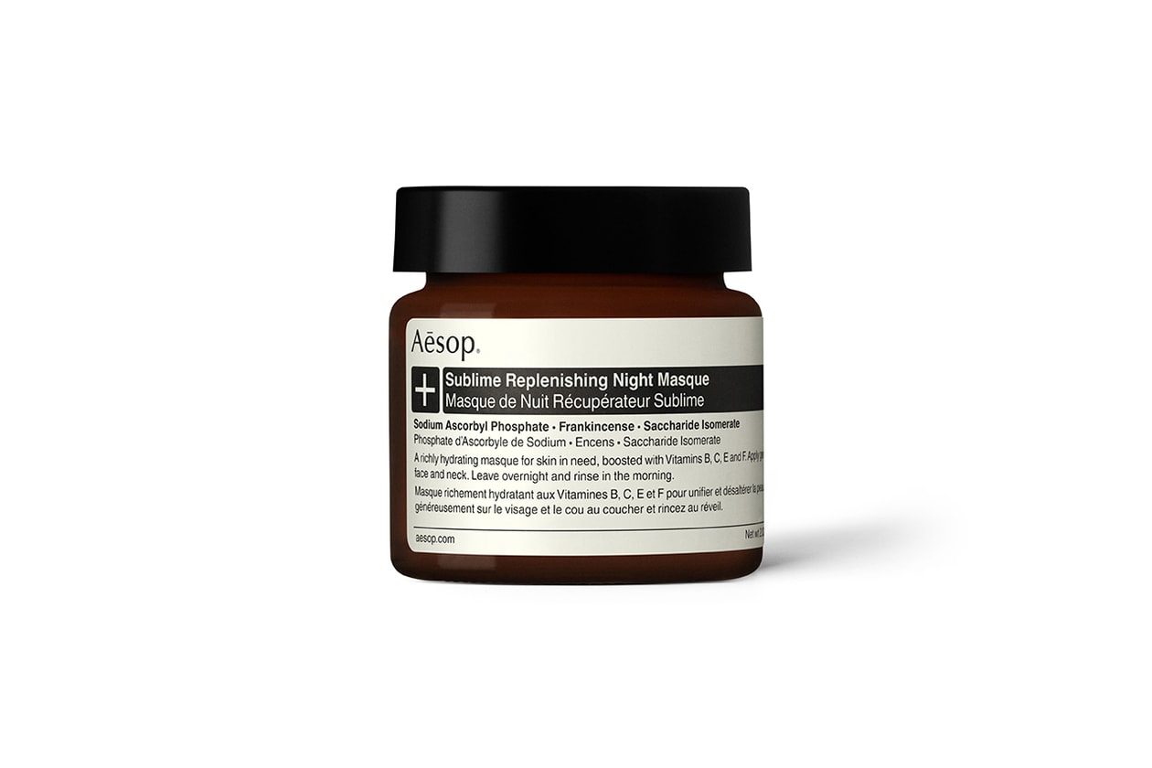 Aesop Sublime Replenishing Night Masque Skincare Beauty Product Skin Care+ Face Mask Campaign 