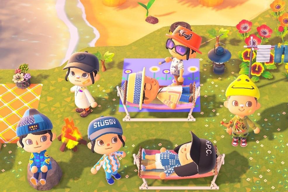 Animal Crossing Fashion Archive Outfit Nintendo Switch Video Gaming Stussy APC Hat Caps Shirts