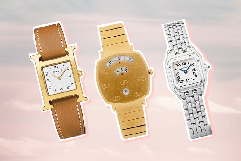 Designer Watches Hermès Heure H Gucci GG Three-Window PVD Grip Cartier Panthère