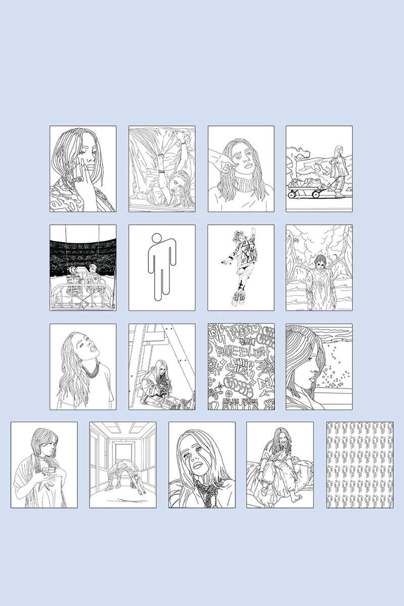 Billie Eilish Coloring Book UNICEF Charity Buy Where to Buy Donation 
