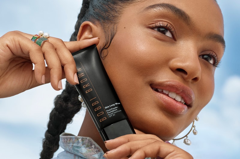 bobbi brown skin long wear fluid powder matte foundation spf makeup yara shahidi