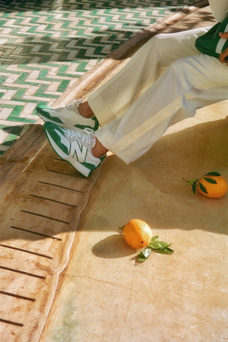 Casablanca x New Balance 327 Sneaker Orange Green