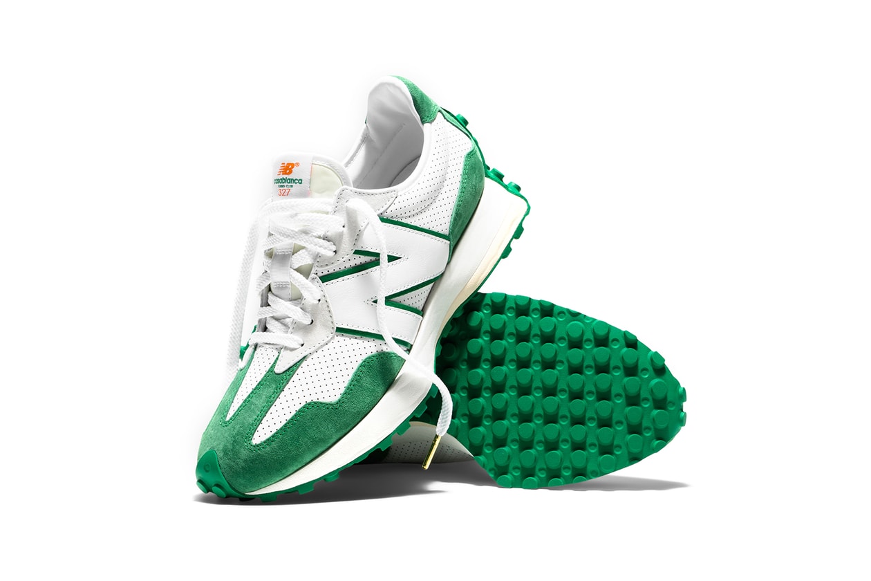 Casablanca x New Balance 327 Sneaker Orange Green