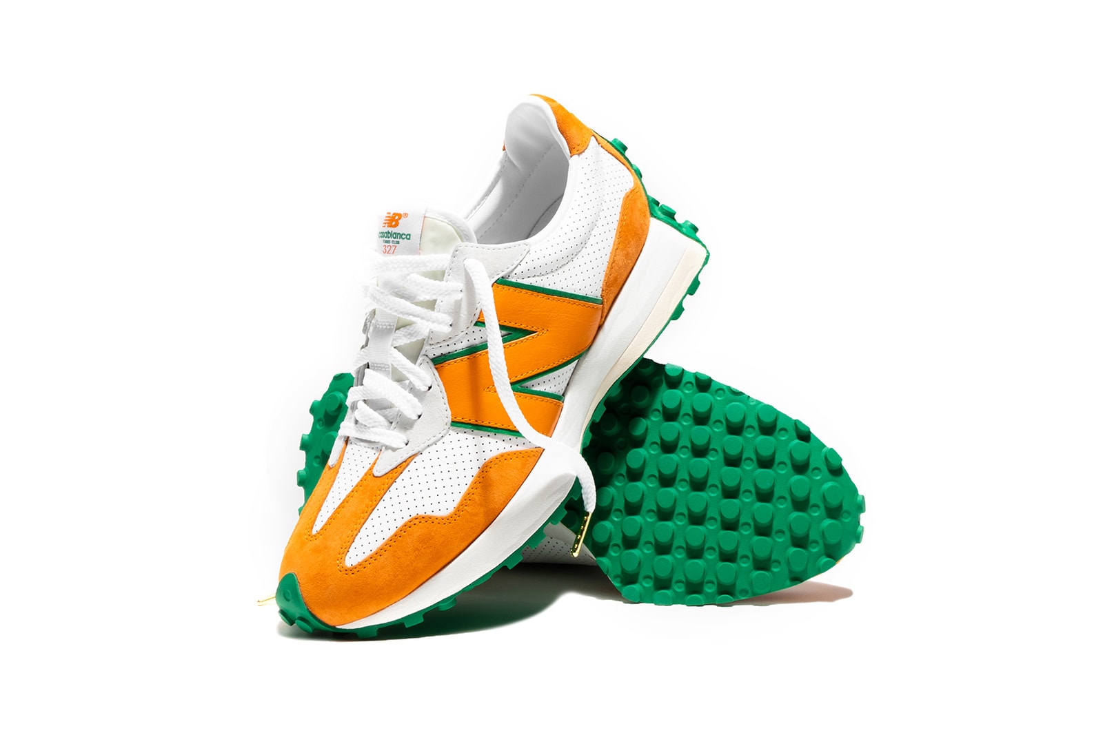 Casablanca x New Balance 327 Sneaker Orange Green