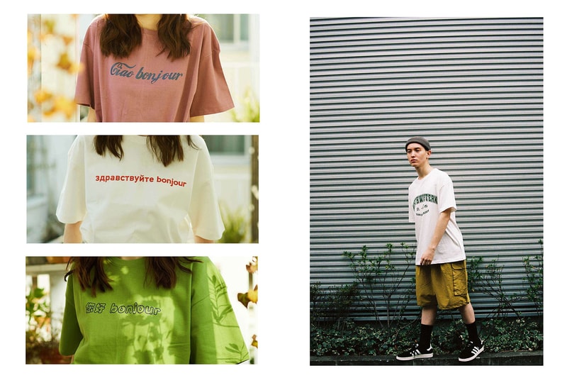 CONICHIWA Bonjour Spring/Summer 2020 Collection Lookbook T-shirts Sweatshirts Hats Caps Tote Bag Korean Emerging Streetwear Label