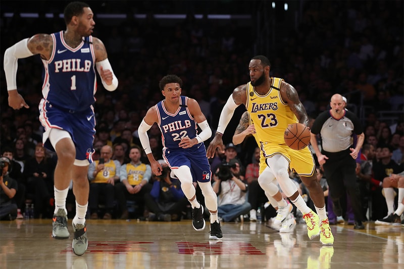 NBA Lakers Philadelphia 76ers Basketball Game