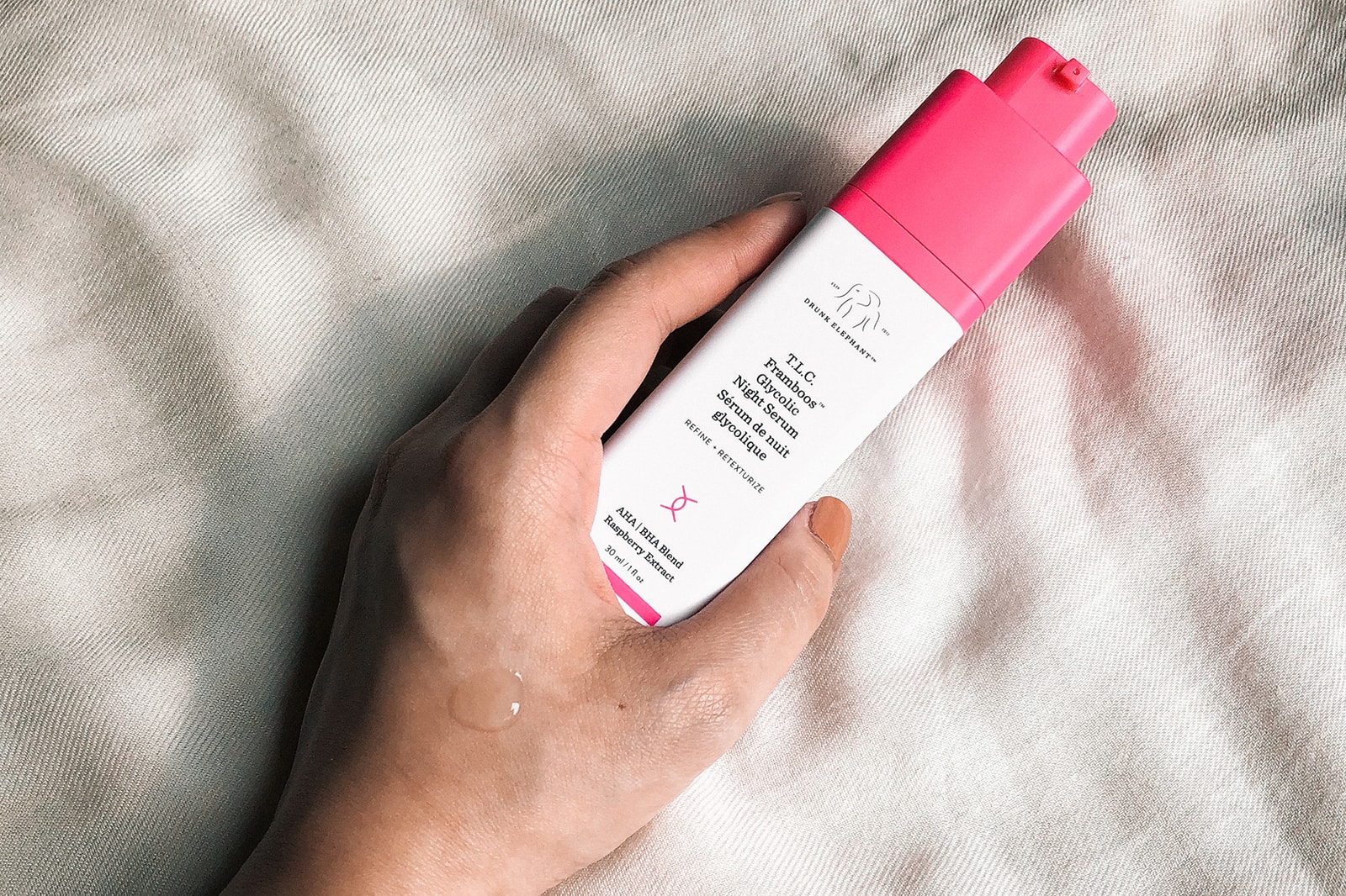 Drunk Elephant Tlc Framboos Night Serum Review Iicf