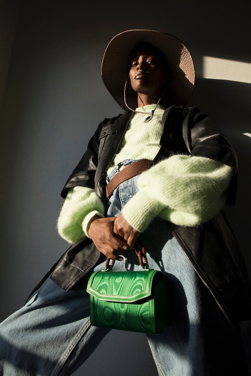 GANNI Spring/Summer 2020 Collection Angora Sweater Green