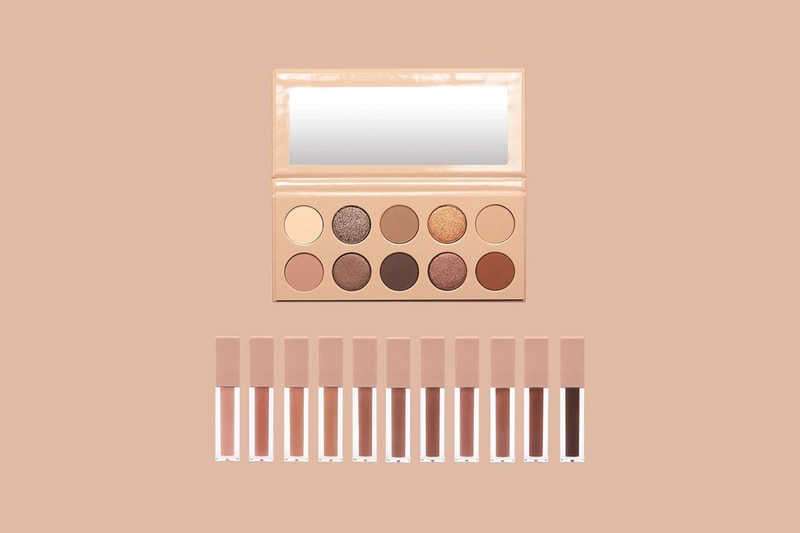 kim kardashian west kkw beauty classic 2 eyeshadow palette neutrals earth tones nude lip gloss makeup