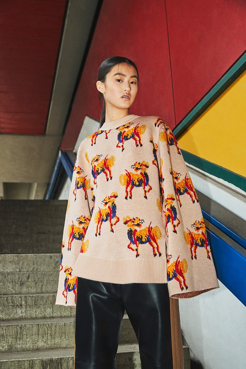 kirin peggy gou fall winter collection lookbook jackets coats blazers hats pants skirts bags 