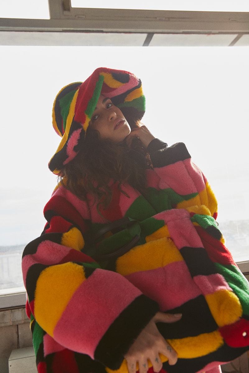 kirin peggy gou fall winter collection lookbook jackets coats blazers hats pants skirts bags 