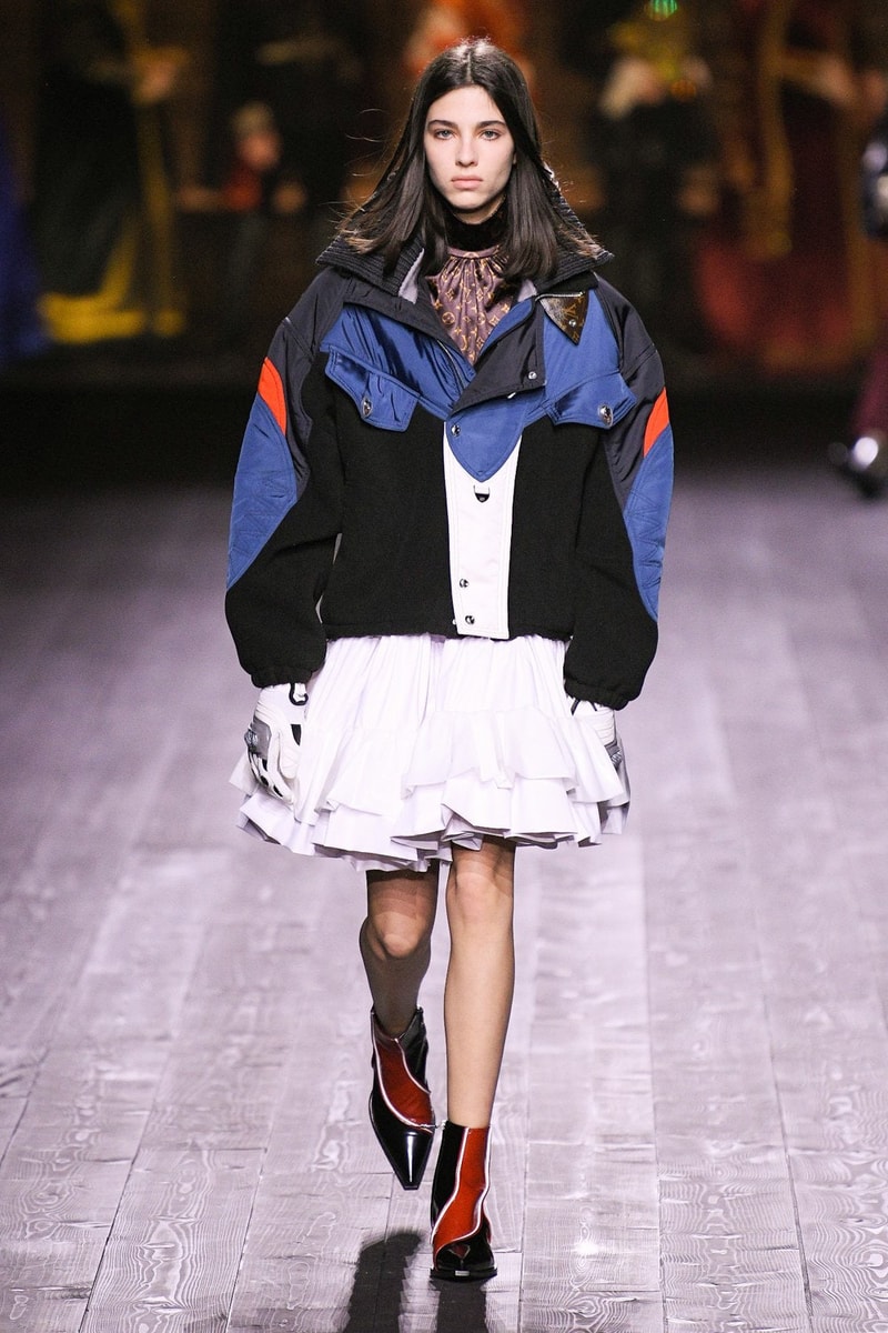 Louis Vuitton Fall/Winter Collection Runway Show Windbreaker Jacket Blue Black