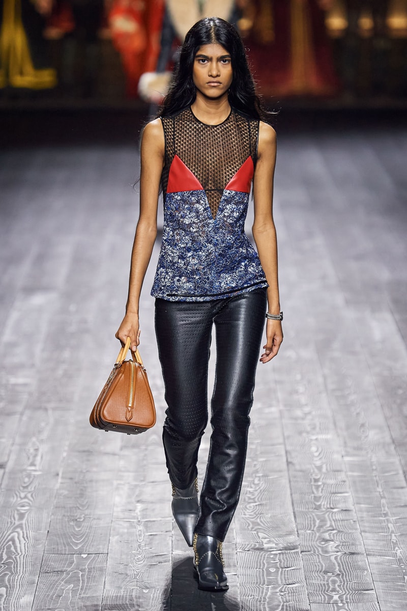 Louis Vuitton Fall/Winter Collection Runway Show Sheer Top