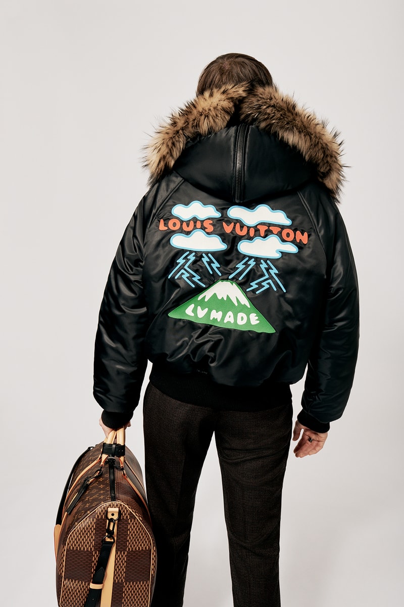 Louis Vuitton NIGO x Virgil Alboh LV2 Collection Lookbook Flight Jacket