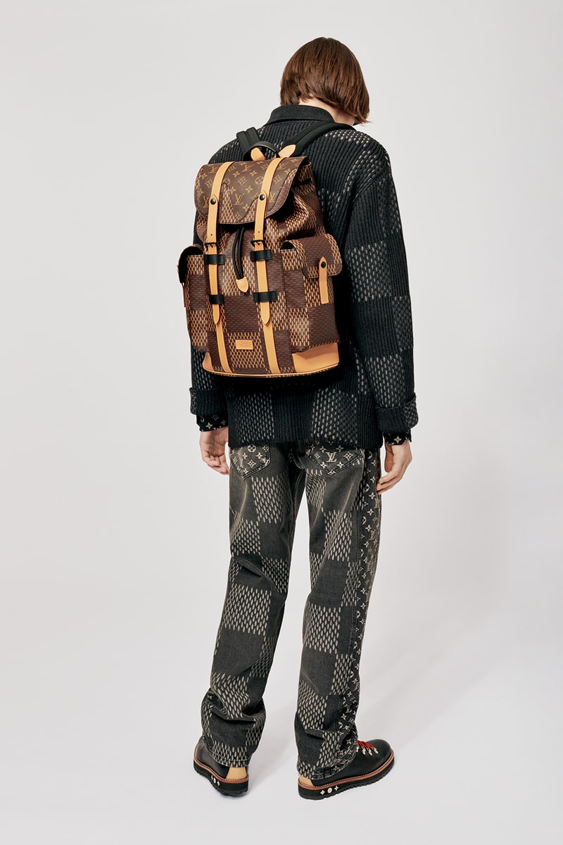 Louis Vuitton NIGO x Virgil Alboh LV2 Collection Lookbook Jacket Jeans Backpack