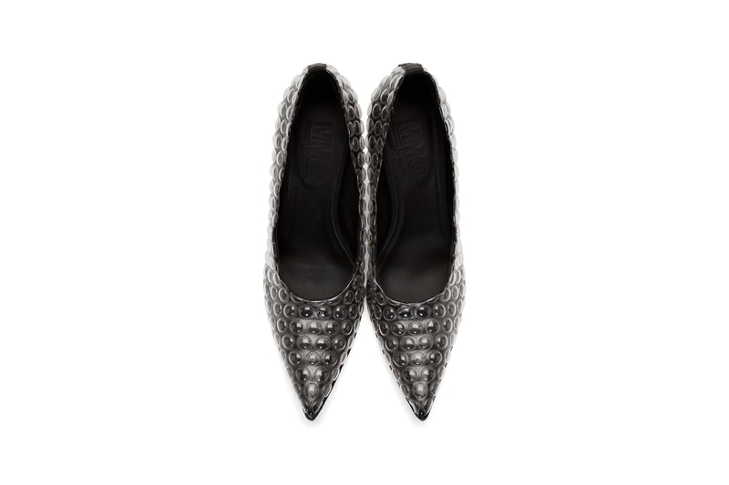 mm6 maison margiela bubble wrap designer heels boots white black john galliano
