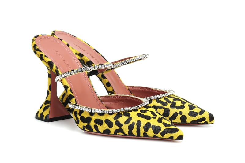 amina muaddi leopard mules