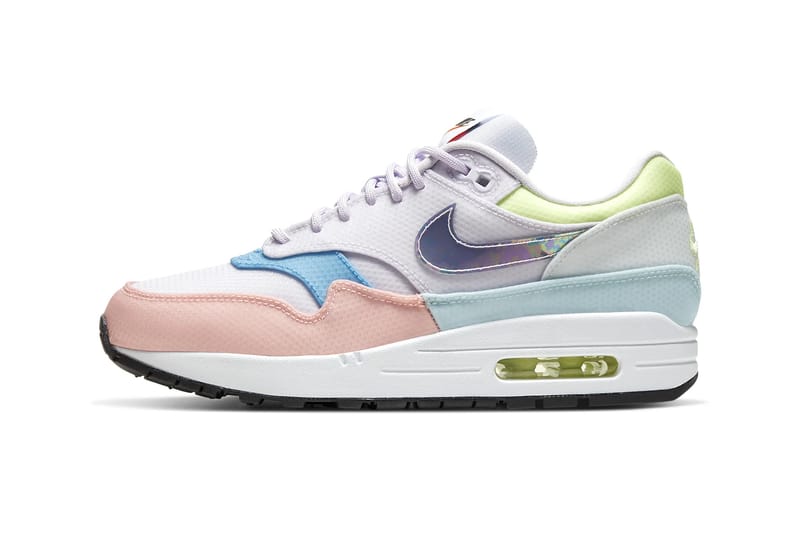 Nike's Latest Air Max 1 Sports Spring Pastel Shades & an Iridescent Swoosh