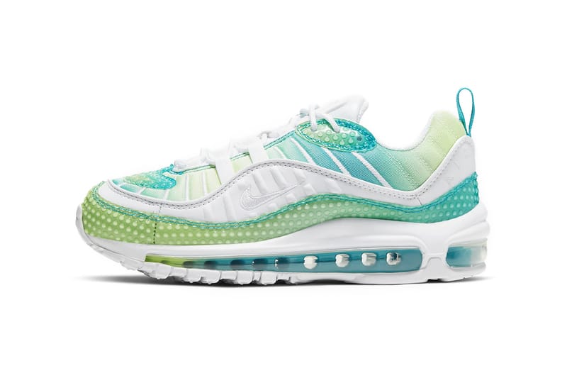 Nike's Air Max 98 SE Gets Dressed in Gradient Aqua Blue and Lime Green Hues