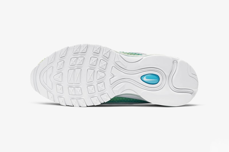 nike air max 98 se womens sneakers oracle aqua blue barely volt green white shoes sneakerhead footwear