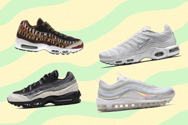 Nike Air Max Day Best Air Max Sneakers Roundup COMME des GARCONS Animal VaporMax Air Max Plus 95 97 90 