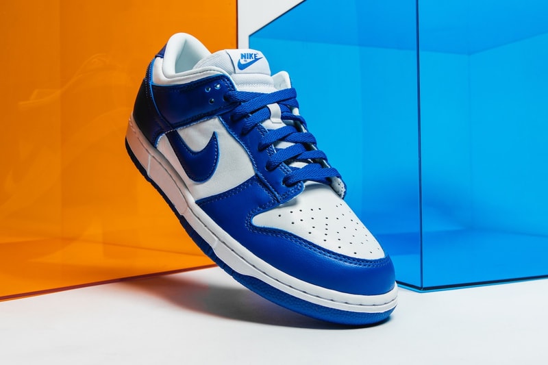 Nike Dunk Low Orange Blaze Varsity Royal Blue Syracuse Kentucky Sneakers 