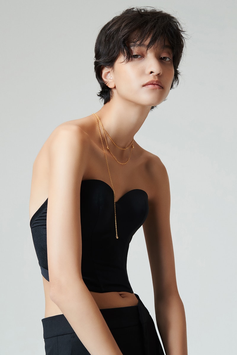 numbering korean jewelry spring summer collection earrings necklaces gold silver fashion 