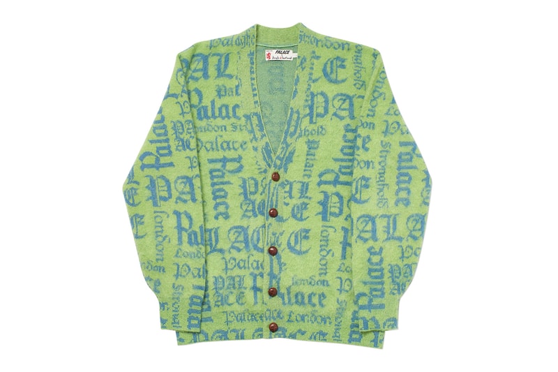 palace skateboards spring collection drop 6 outerwear jackets cardigan green white blue red clothes fashion