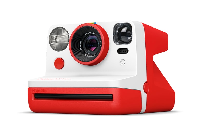 polaroid now instant analog camera film photography red orange yellow green blue white