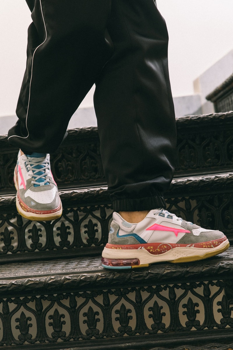premiata italian luxury sneaker brand debuts spring/summer 2020 sizey collection sharky drake