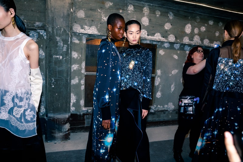 sacai Fall/Winter 2020 Collection Backstage Paris Fashion Week