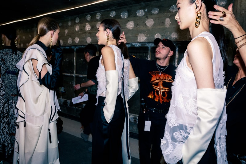sacai Fall/Winter 2020 Collection Backstage Paris Fashion Week