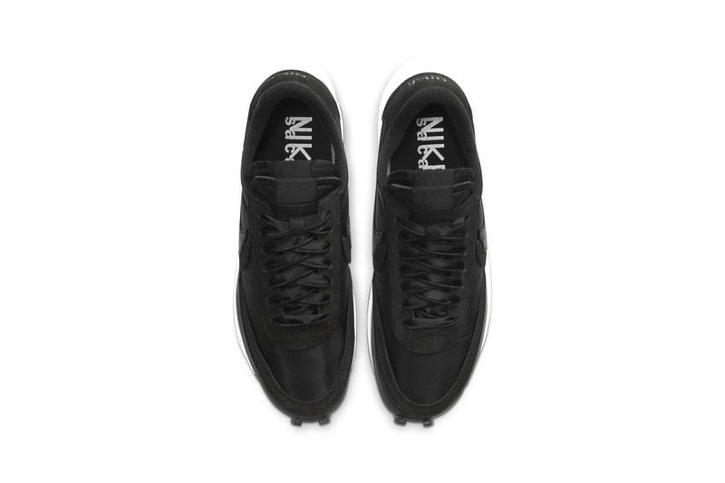 sacai x Nike LDV Waffle White Black Nylon Release Date