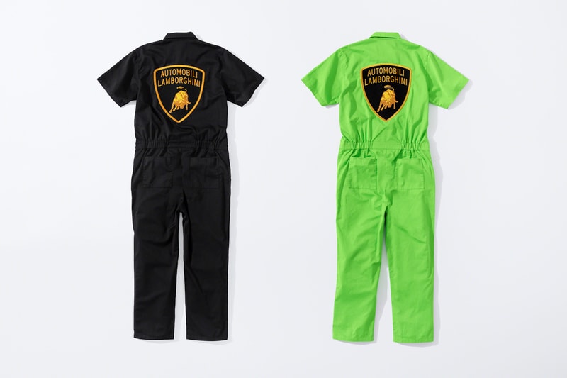 supreme automobili ferruccio lamborghini spring collaboration jackets t shirts beanies