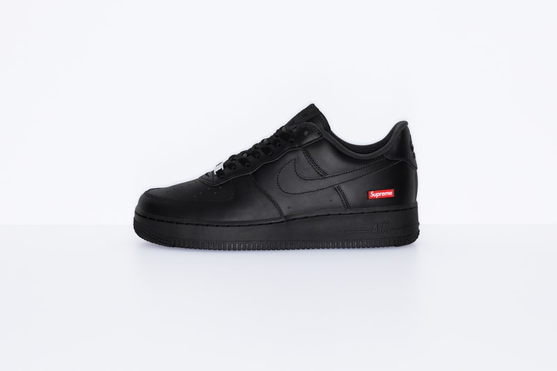 supreme nike air force 1 low sneakers white black red shoes footwear sneakerhead