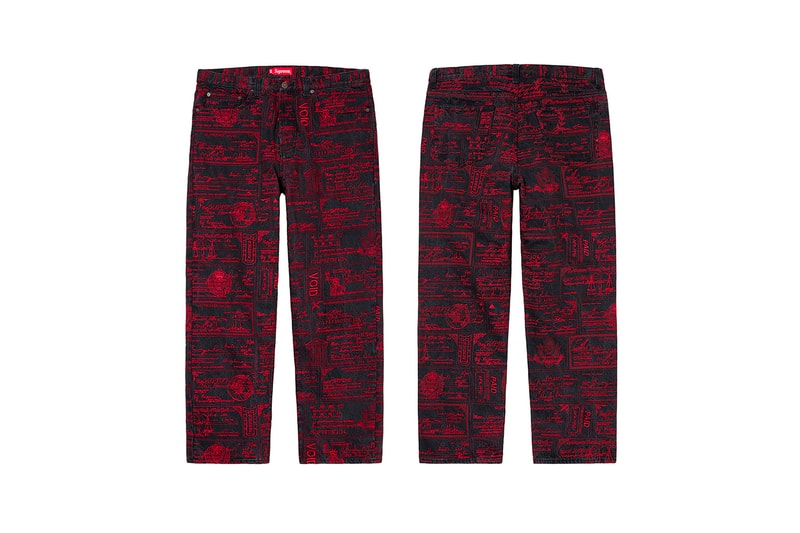 Supreme Spring Summer Week 3 Drop Pants Check Print Red